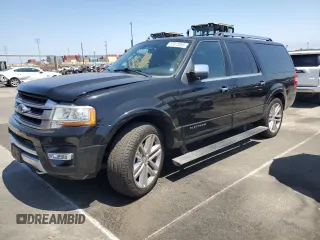 2017 Ford Expedition Max Platinum with VIN 1FMJK1MT3HEA37157, listed as a Copart auction lot 57673355 with 88,180 mi miles and Salvage title. Bid and sale history available at DreamBid. Image 1.