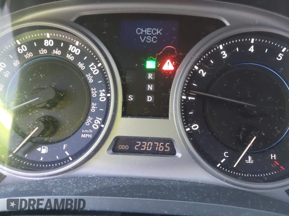 2007 Lexus IS 350 with VIN JTHBE262875013959, listed as a IAAI auction lot 42805045 with 230,765 mi miles and . Bid and sale history available at DreamBid. Image 7.