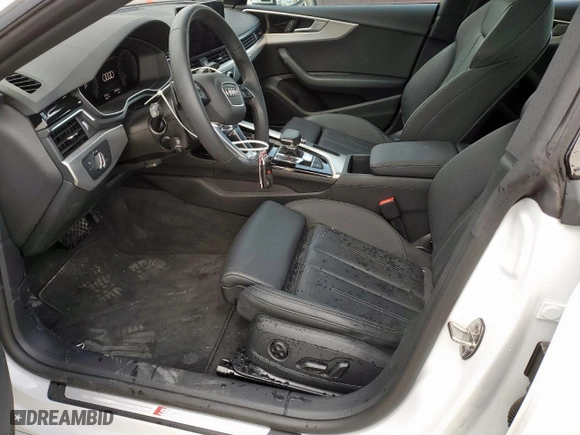 2024 Audi A5 Sportback S line Premium with VIN WAUDACF55RA081956, listed as a Copart auction lot 45526665 with 8,015 mi miles and Salvage Title. Bid and sale history available at carsss.com. Image 7.