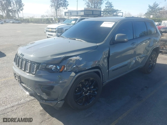 2021 Jeep Grand Cherokee Laredo X with VIN 1C4RJEAGXMC553627, listed as a IAAI auction lot 41376899 with 46,706 mi miles. Bid and sale history available at carsss.com. Image 17.