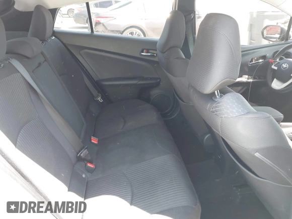 2017 Toyota Prius Two with VIN JTDKBRFU5H3054342, listed as a IAAI auction lot 41938108 with 193,965 mi miles and . Bid and sale history available at carsss.com. Image 8.