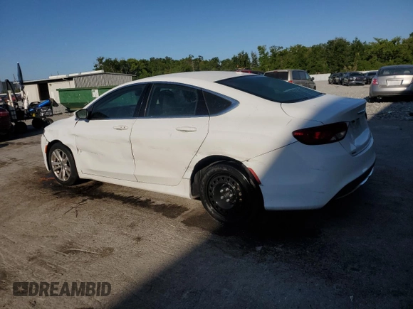 2015 Chrysler 200 Limited with VIN 1C3CCCAB0FN593865, listed as a Copart auction lot 53133705 with 111,687 mi miles and Salvage Title. Bid and sale history available at carsss.com. Image 2.
