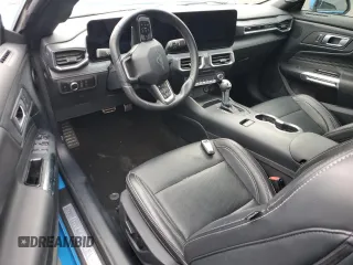 2024 Ford Mustang EcoBoost with VIN 1FAGP8UH8R5114617, listed as a Copart auction lot 86103874 with 0 mi miles and Salvage Title. Bid and sale history available at carsss.com. Image 8.