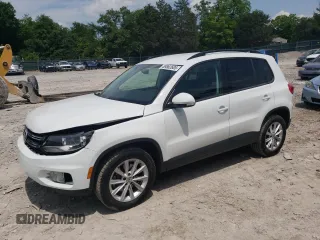 2017 Volkswagen Tiguan S with VIN WVGAV7AX3HK049425, listed as a Copart auction lot 59862605 with 95,965 mi miles and Salvage title. Bid and sale history available at DreamBid. Image 1.