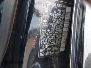 2015 Nissan Juke S with VIN JN8AF5MR4FT501252, listed as a IAAI auction lot 41979257 with 121,264 mi miles. Bid and sale history available at carsss.com. Image 9.