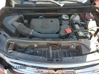 2022 GMC Acadia SLT with VIN 1GKKNML49NZ125361, listed as a Copart auction lot 57351185 with 36,140 mi miles and Salvage title. Bid and sale history available at DreamBid. Image 12.