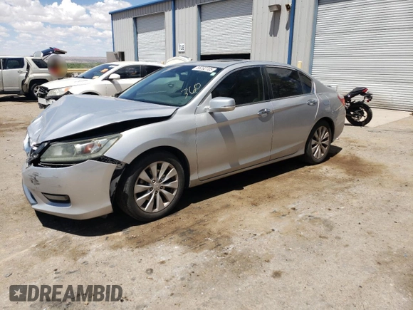2015 Honda Accord EX-L with VIN 1HGCR2F83FA120987, listed as a Copart auction lot 55262705 with 199,295 mi miles and Salvage title. Bid and sale history available at DreamBid. Image 1.