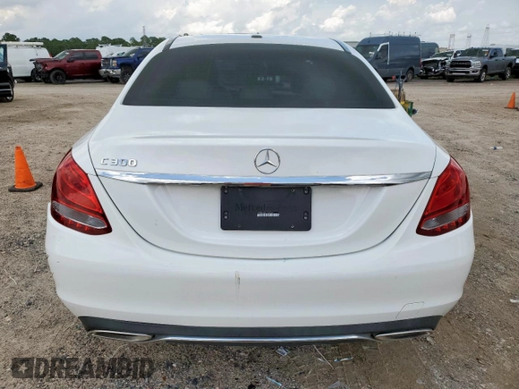 2018 Mercedes-Benz C 300 with VIN 55SWF4JB6JU245144, listed as a Copart auction lot 61415265 with 81,515 mi miles and Salvage title. Bid and sale history available at DreamBid. Image 6.
