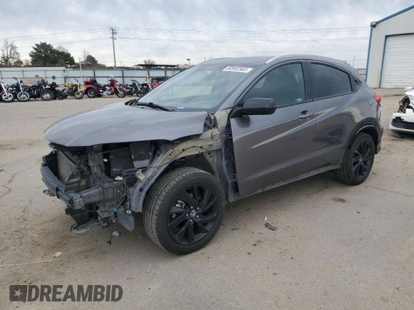 2022 Honda HR-V Sport with VIN 3CZRU6H1XNM734008, listed as a Copart auction lot 50992365 with 143,569 mi miles and Salvage Title. Bid and sale history available at carsss.com. Image 1.