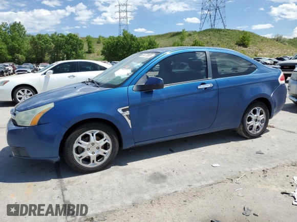 2008 Ford Focus SE z VIN 1FAHP33N08W258735, wystawiony jako Copart lot #60473885 z przebiegiem 194 245 mil mil oraz Szkoda całkowita • Salvage title. Historia ofert i sprzedaży dostępna na DreamBid. Obrazek 1.