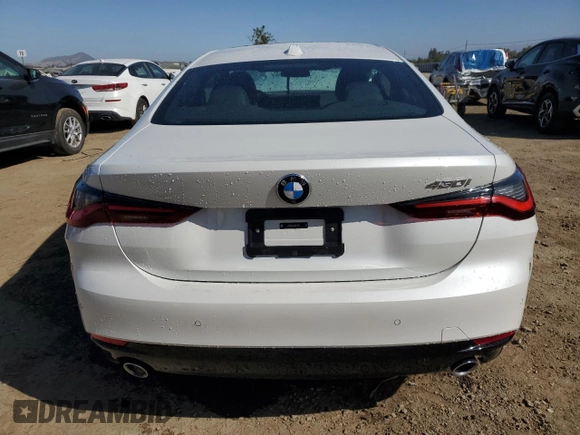 2025 BMW 4 Series 430i с VIN WBA43DA03SCS78789, выставлен на аукционе Copart как лот 60726255 с пробегом 22 503 миль миль и Чистый • Clean title. История ставок и продаж доступна на DreamBid. Изображение 6.