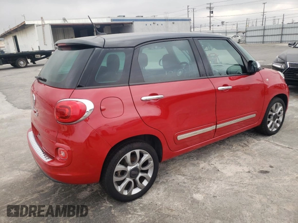 2015 FIAT 500L Lounge with VIN ZFBCFACH1FZ030599, listed as a Copart auction lot 75400814 with 94,580 mi miles and Clean Title. Bid and sale history available at carsss.com. Image 3.