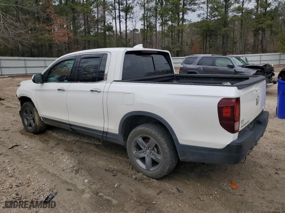 2023 Honda Ridgeline RTL-E with VIN 5FPYK3F77PB000373, listed as a Copart auction lot 44445135 with NaN miles and Salvage Title. Bid and sale history available at carsss.com. Image 2.
