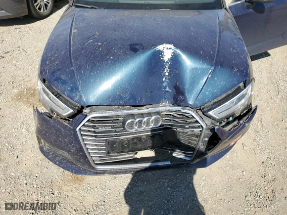 2017 Audi A3 Sportback e-tron Premium Plus with VIN WAUTPBFF7HA146009, listed as a Copart auction lot 58460494 with 124,656 mi miles and Salvage Title. Bid and sale history available at carsss.com. Image 11.