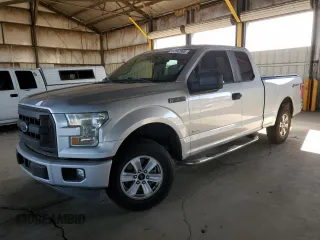 2015 Ford F-150 XL with VIN 1FTEX1CP0FKE50583, listed as a Copart auction lot 52542995 with 51,656 mi miles and Salvage Title. Bid and sale history available at carsss.com. Image 1.