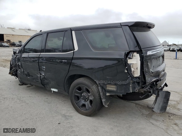 2024 Chevrolet Tahoe Commercial with VIN 1GNSKLED3RR205912, listed as a Copart auction lot 45314475 with 0 mi miles and Salvage Title. Bid and sale history available at carsss.com. Image 2.