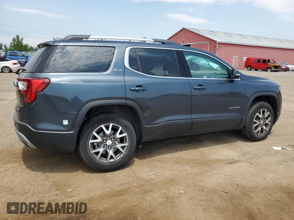 2020 GMC Acadia SLE with VIN 1GKKNKLS3LZ201785, listed as a Copart auction lot 60229145 with 48,386 mi miles and Clean title. Bid and sale history available at DreamBid. Image 3.