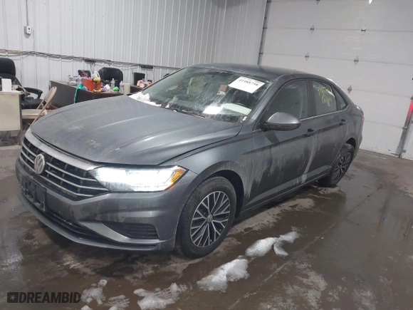 2021 Volkswagen Jetta S with VIN 3VWC57BU6MM001399, listed as a IAAI auction lot 41488758 with 44,442 mi miles. Bid and sale history available at carsss.com. Image 17.