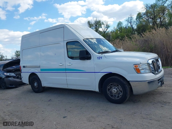 2012 Nissan NV SV with VIN 1N6AF0LY0CN105808, listed as a IAAI auction lot 42031263 with 399,400 mi miles. Bid and sale history available at carsss.com. Image 13.