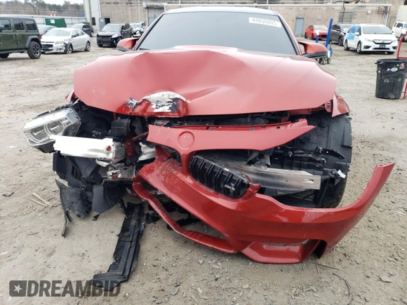 2017 BMW M3 z VIN WBS8M9C54H5G83463, wystawiony jako Copart lot #44850405 z przebiegiem 44 512 mil mil oraz Szkoda całkowita • Salvage title. Historia ofert i sprzedaży dostępna na DreamBid. Obrazek 5.
