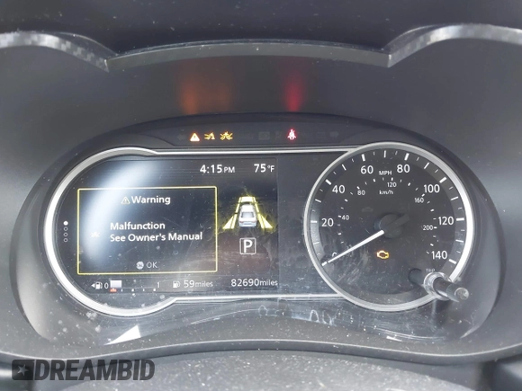 2020 Nissan Versa SR with VIN 3N1CN8FV5LL877058, listed as a IAAI auction lot 42093138 with 82,690 mi miles and . Bid and sale history available at DreamBid. Image 7.