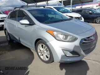 2013 Hyundai Elantra GT with VIN KMHD35LE0DU017985, listed as a IAAI auction lot 41797683 with 84,929 mi miles. Bid and sale history available at carsss.com. Image 1.
