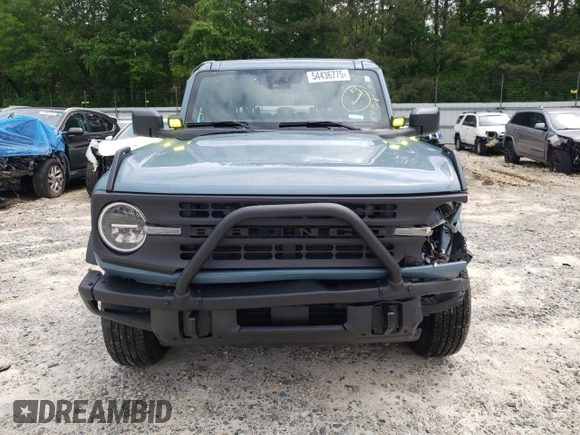 2022 Ford Bronco with VIN 1FMDE5BHXNLB91432, listed as a Copart auction lot 54436775 with 18,047 mi miles and Clean Title. Bid and sale history available at carsss.com. Image 5.