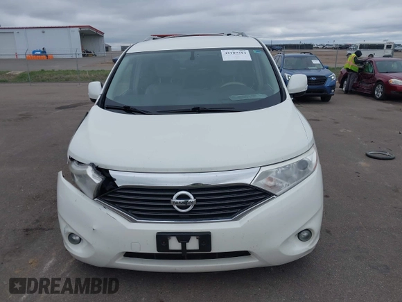 2012 Nissan Quest S z VIN JN8AE2KP4C9034426, wystawiony jako IAAI lot #42187314 z przebiegiem 221 834 mil mil oraz . Historia ofert i sprzedaży dostępna na DreamBid. Obrazek 12.