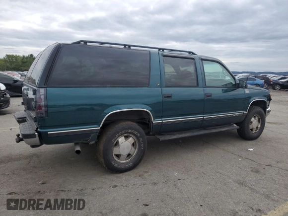 1999 Chevrolet Suburban with VIN 1GNFK16R9XJ516000, listed as a Copart auction lot 73854994 with 263,079 mi miles and Salvage Title. Bid and sale history available at carsss.com. Image 3.