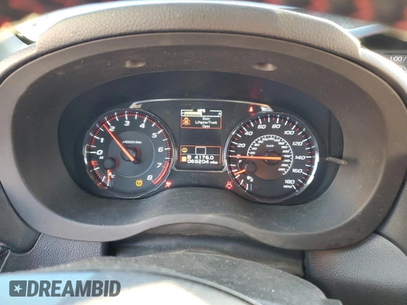 2018 Subaru WRX Premium with VIN JF1VA1B66J9824212, listed as a Copart auction lot 88168175 with 69,204 mi miles and Salvage Title. Bid and sale history available at carsss.com. Image 9.