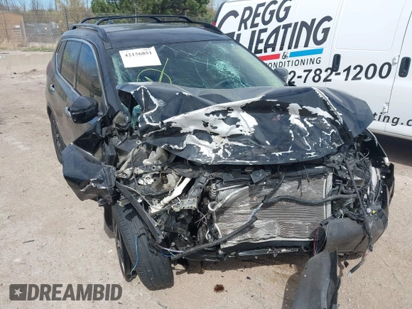 2018 Nissan Rogue SV with VIN 5N1AT2MV8JC731879, listed as a IAAI auction lot 42156851 with 83,504 mi miles. Bid and sale history available at carsss.com. Image 6.
