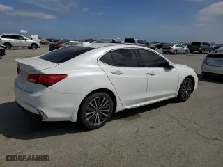 2018 Acura TLX w/Advance Pkg with VIN 19UUB2F79JA003679, listed as a Copart auction lot 53374545 with 78,401 mi miles and Salvage Title. Bid and sale history available at carsss.com. Image 3.