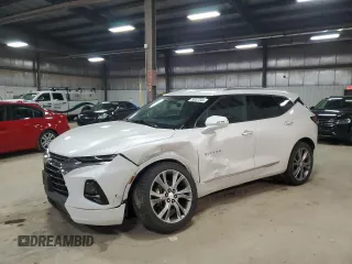 2020 Chevrolet Blazer Premier with VIN 3GNKBLRS5LS543602, listed as a Copart auction lot 79657344 with 63,197 mi miles and Salvage title. Bid and sale history available at DreamBid. Image 1.