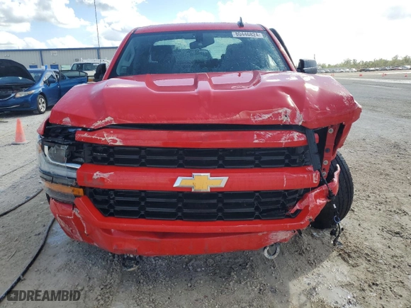 2019 Chevrolet Silverado 1500 LD Custom with VIN 2GCRCMEC1K1144754, listed as a Copart auction lot 80446824 with 0 mi miles and Non Repairable. Bid and sale history available at carsss.com. Image 5.