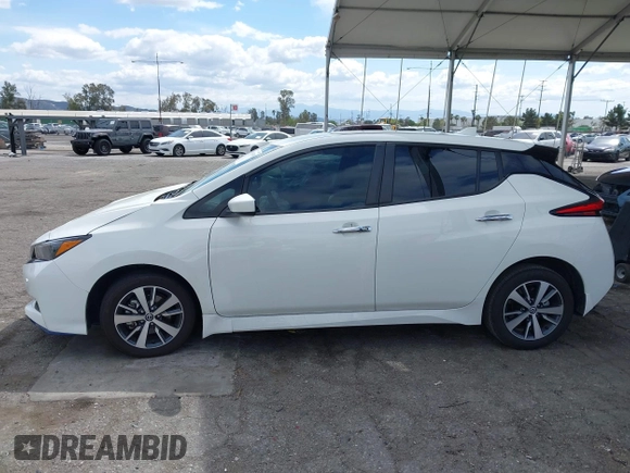 2022 Nissan LEAF S Plus with VIN 1N4BZ1BV9NC551228, listed as a IAAI auction lot 41936398 with 50,168 mi miles and . Bid and sale history available at DreamBid. Image 14.
