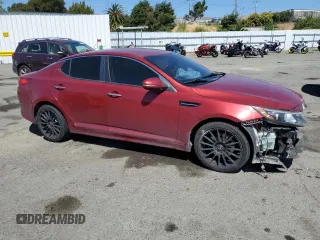 2014 Kia Optima LX with VIN 5XXGM4A76EG331211, listed as a Copart auction lot 61505605 with 152,275 mi miles and Salvage title. Bid and sale history available at DreamBid. Image 4.