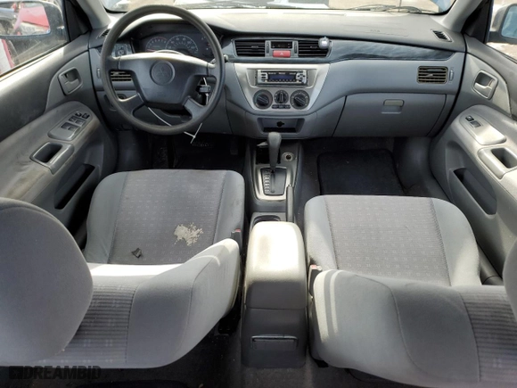 2005 Mitsubishi Lancer ES with VIN JA3AJ26E65U025256, listed as a Copart auction lot 45463085 with 194,144 mi miles and Salvage Title. Bid and sale history available at carsss.com. Image 8.