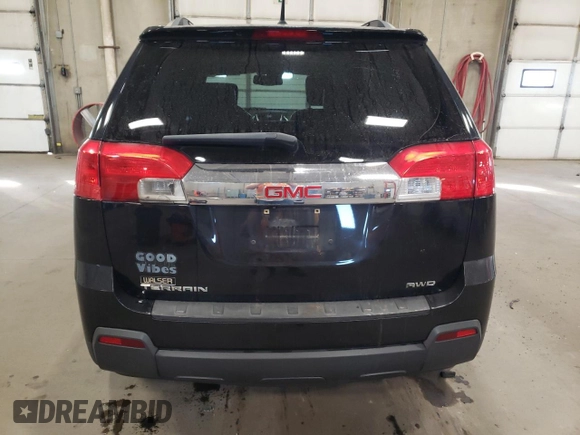 2011 GMC Terrain SLT-1 with VIN 2CTFLVEC2B6437675, listed as a Copart auction lot 76407814 with 125,283 mi miles and Salvage Title. Bid and sale history available at carsss.com. Image 6.