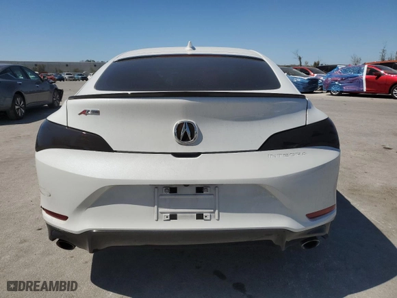 2024 Acura Integra w/A-Spec Package with VIN 19UDE4H32RA024348, listed as a Copart auction lot 48718975 with 14,449 mi miles and Salvage Title. Bid and sale history available at carsss.com. Image 6.