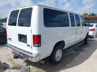 2008 Ford Econoline Wagon XL with VIN 1FBNE31L48DA80199, listed as a IAAI auction lot 41905560 with 198,545 mi miles. Bid and sale history available at carsss.com. Image 4.