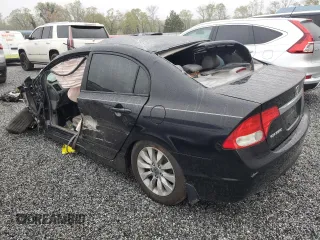 2011 Honda Civic EX-L with VIN 19XFA1F91BE010422, listed as a Copart auction lot 51214055 with 114,962 mi miles and Salvage Title. Bid and sale history available at DreamBid. Image 2.