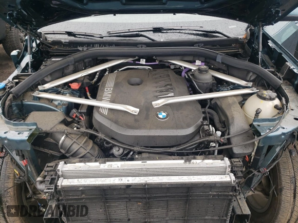 2024 BMW X5 xDrive40i with VIN 5UX23EU02R9T63818, listed as a Copart auction lot 60195525 with 26,773 mi miles and Salvage title. Bid and sale history available at DreamBid. Image 11.