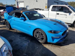 2023 Ford Mustang GT Premium with VIN 1FATP8FF3P5102205, listed as a Copart auction lot 76253414 with 15,474 mi miles and Salvage title. Bid and sale history available at DreamBid. Image 4.