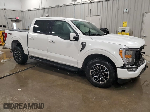 2022 Ford F-150 XL with VIN 1FTFW1E88NFC13599, listed as a Copart auction lot 44588515 with 73,197 mi miles and Salvage Title. Bid and sale history available at carsss.com. Image 4.