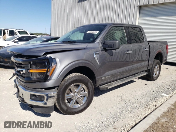 2024 Ford F-150 XLT with VIN 1FTFW3LD7RFA02721, listed as a Copart auction lot 44054055 with 18,925 mi miles and Clean Title. Bid and sale history available at carsss.com. Image 1.