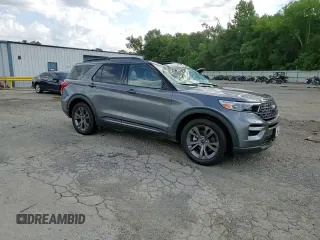 2023 Ford Explorer XLT with VIN 1FMSK7DH1PGC12480, listed as a Copart auction lot 61403655 with 20,555 mi miles and Salvage title. Bid and sale history available at DreamBid. Image 15.