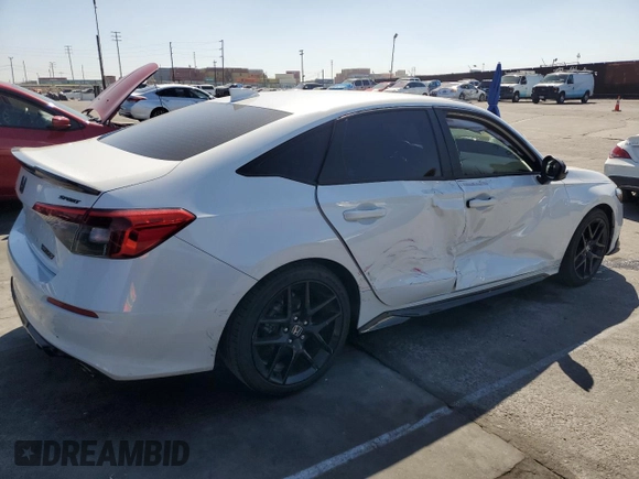 2022 Honda Civic Sedan Sport with VIN 2HGFE2F52NH607192, listed as a Copart auction lot 50379335 with 27,888 mi miles and Salvage Title. Bid and sale history available at carsss.com. Image 3.