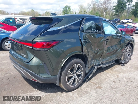 2024 Lexus RX 350h z VIN 2T2BBMCA2RC042215, wystawiony jako IAAI lot #42166002 z przebiegiem 20 341 mil mil oraz . Historia ofert i sprzedaży dostępna na DreamBid. Obrazek 4.