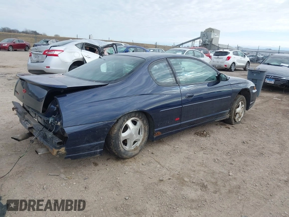 2001 Chevrolet Monte Carlo SS with VIN 2G1WX15K519292279, listed as a IAAI auction lot 41537531 with 104,031 mi miles. Bid and sale history available at carsss.com. Image 4.