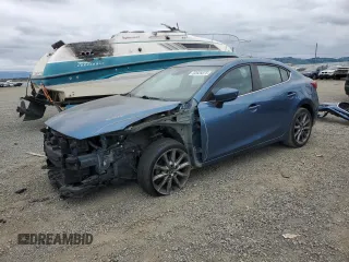 2018 Mazda 3 Touring with VIN 3MZBN1V34JM242191, listed as a Copart auction lot 52625075 with 64,151 mi miles and Salvage Title. Bid and sale history available at carsss.com. Image 1.